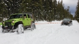 See how these Jeeps handle deep Wyoming snow